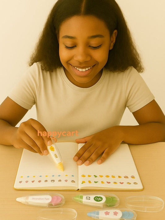 Decorative Notebook Tape Pen